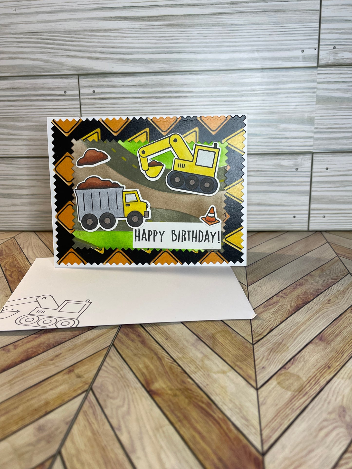 Construction Greeting Card