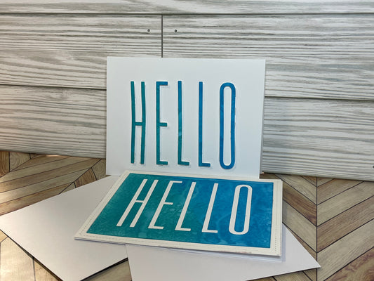 Hello Greeting Card